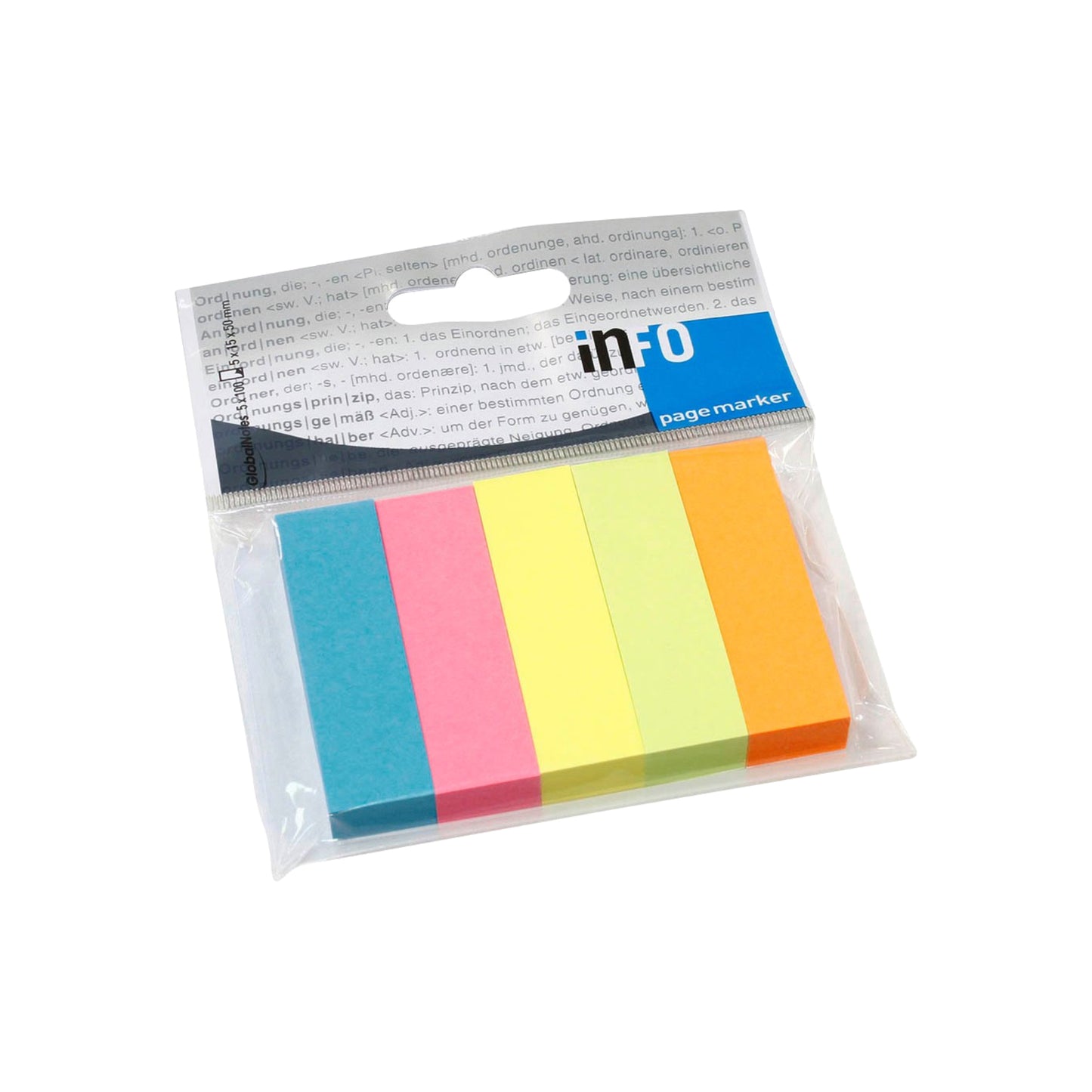 Haftmarker - 5 x 100 Streifen - Brillantmix