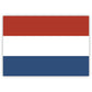 Aufkleber Holland-Fahne
