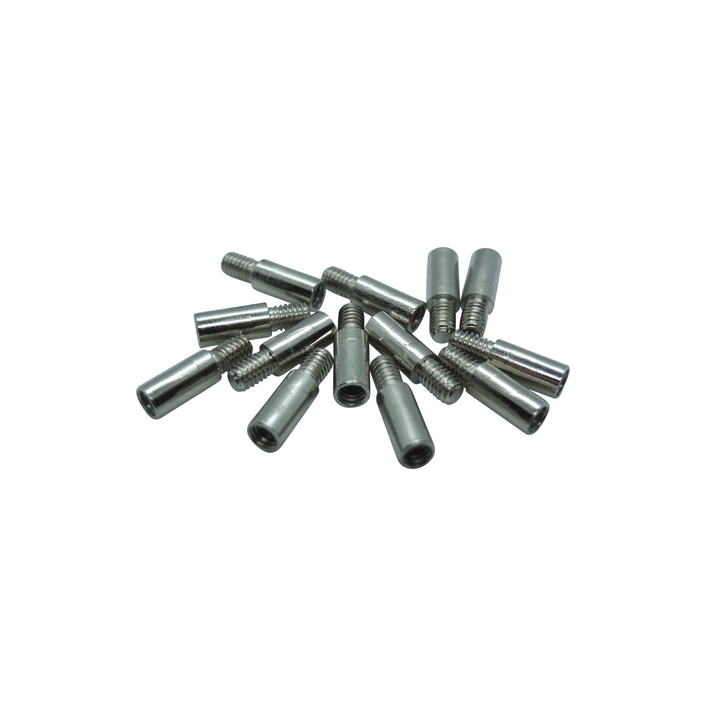 Verlängerungen für Buchschrauben - silber / vernickelt - Höhe: 10mm