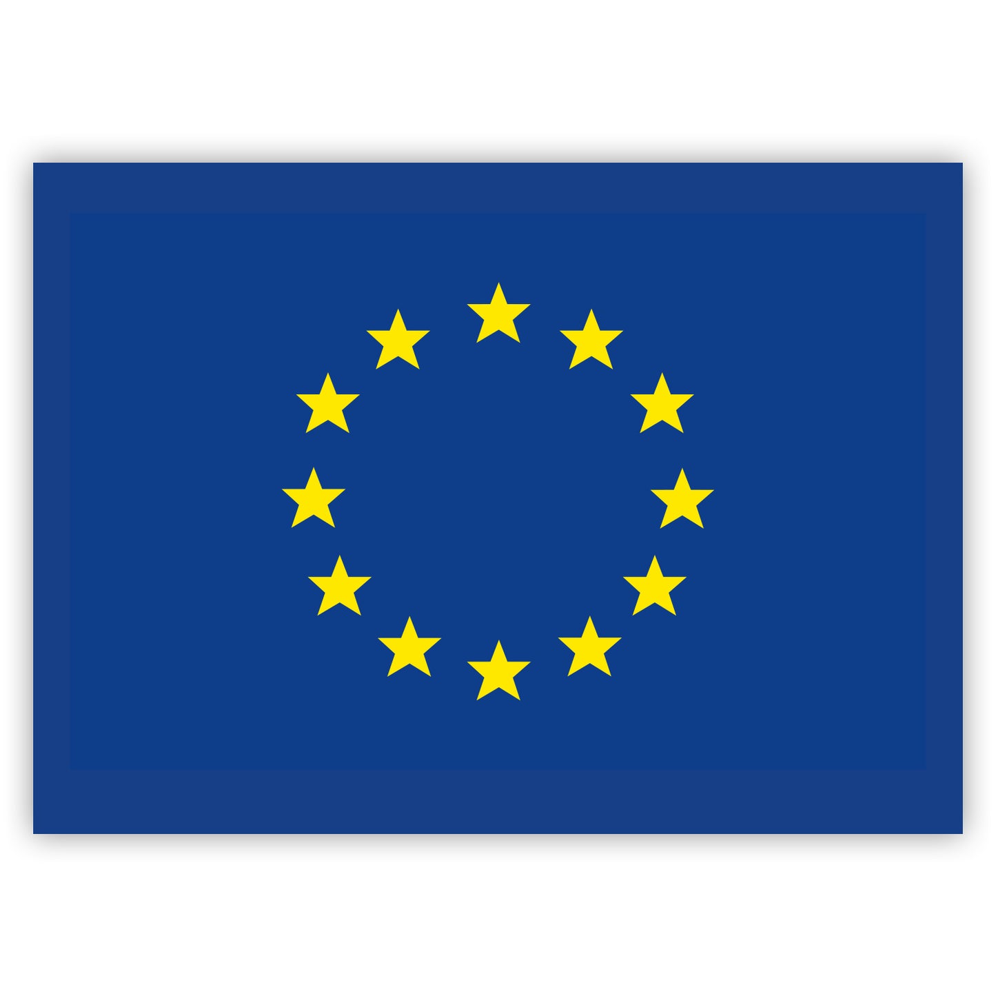 Aufkleber Europa-Fahne