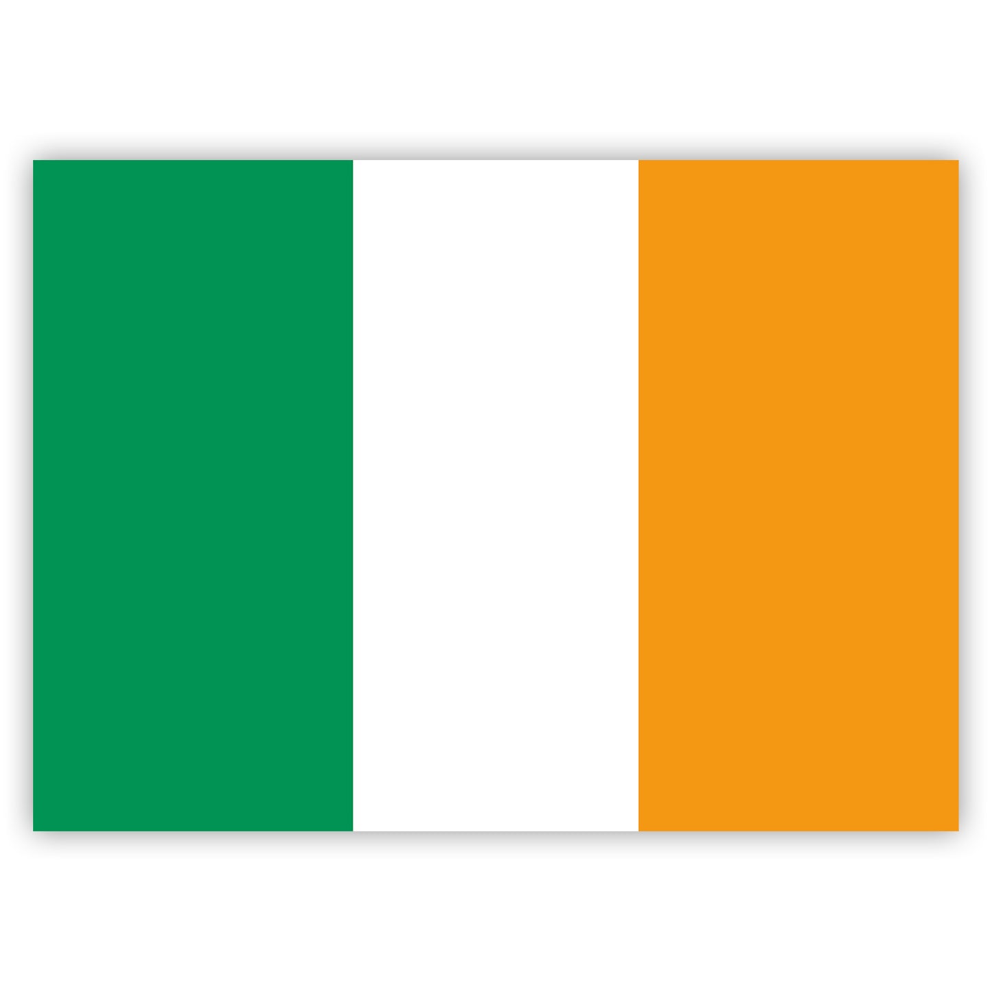 Aufkleber Irland-Fahne