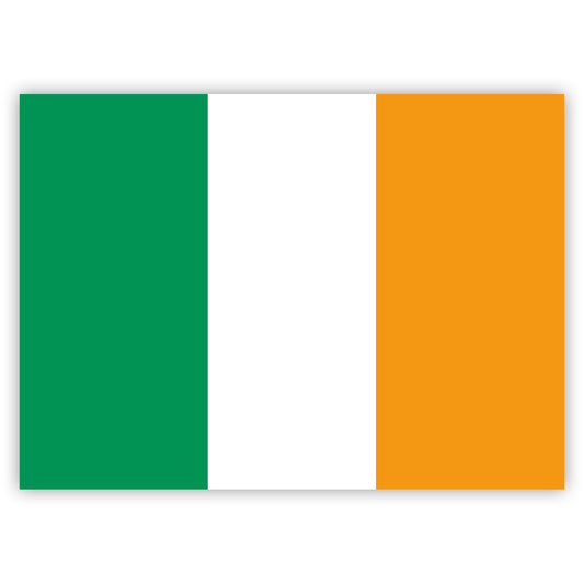 Aufkleber Irland-Fahne