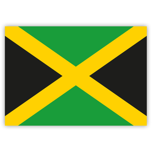 Aufkleber Jamaika-Fahne