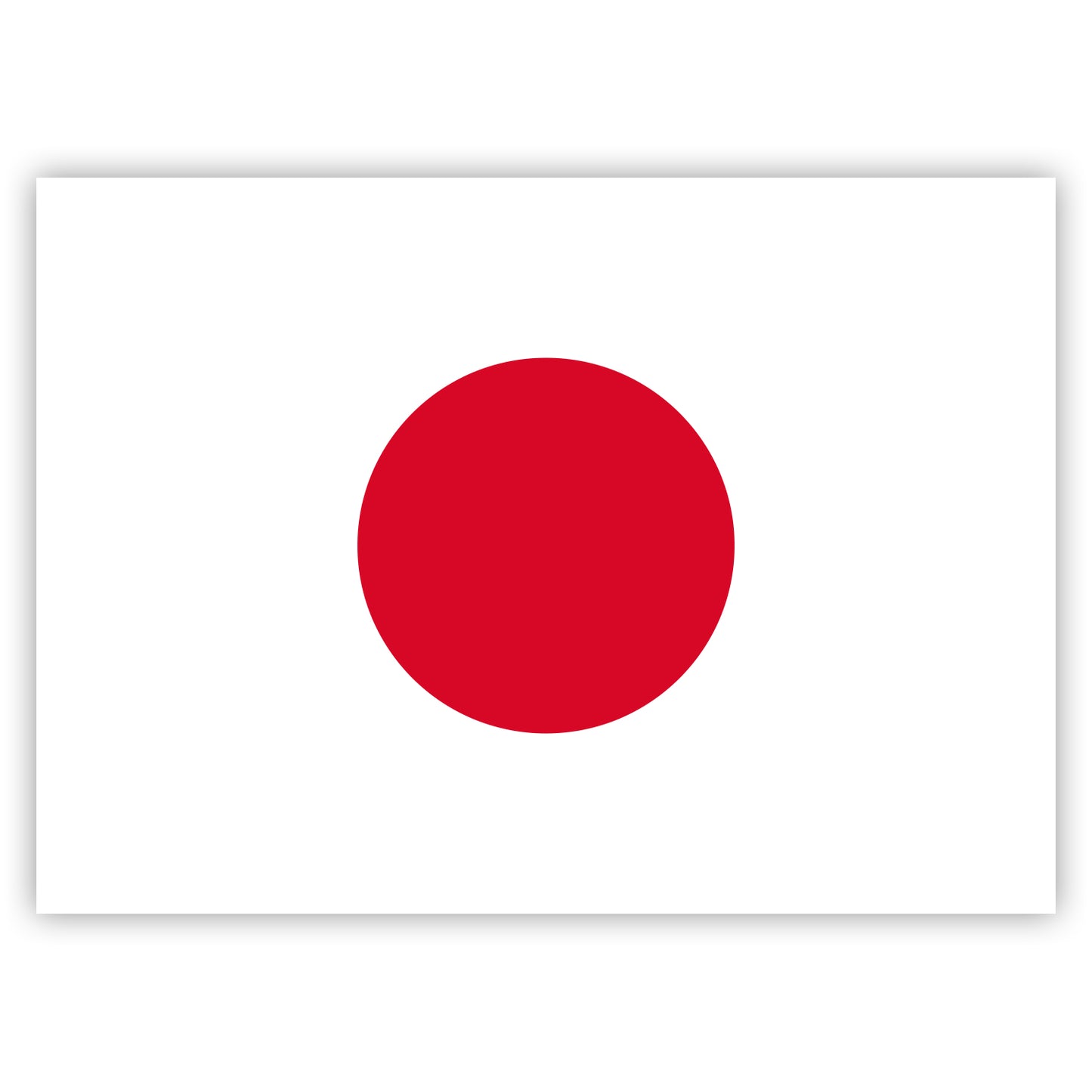 Aufkleber Japan-Flagge