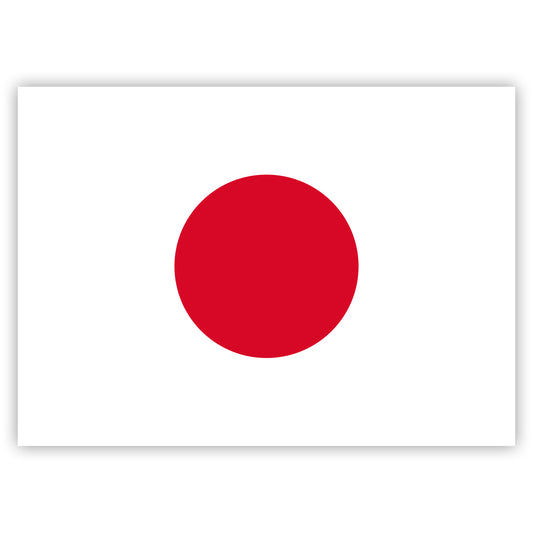 Aufkleber Japan-Flagge