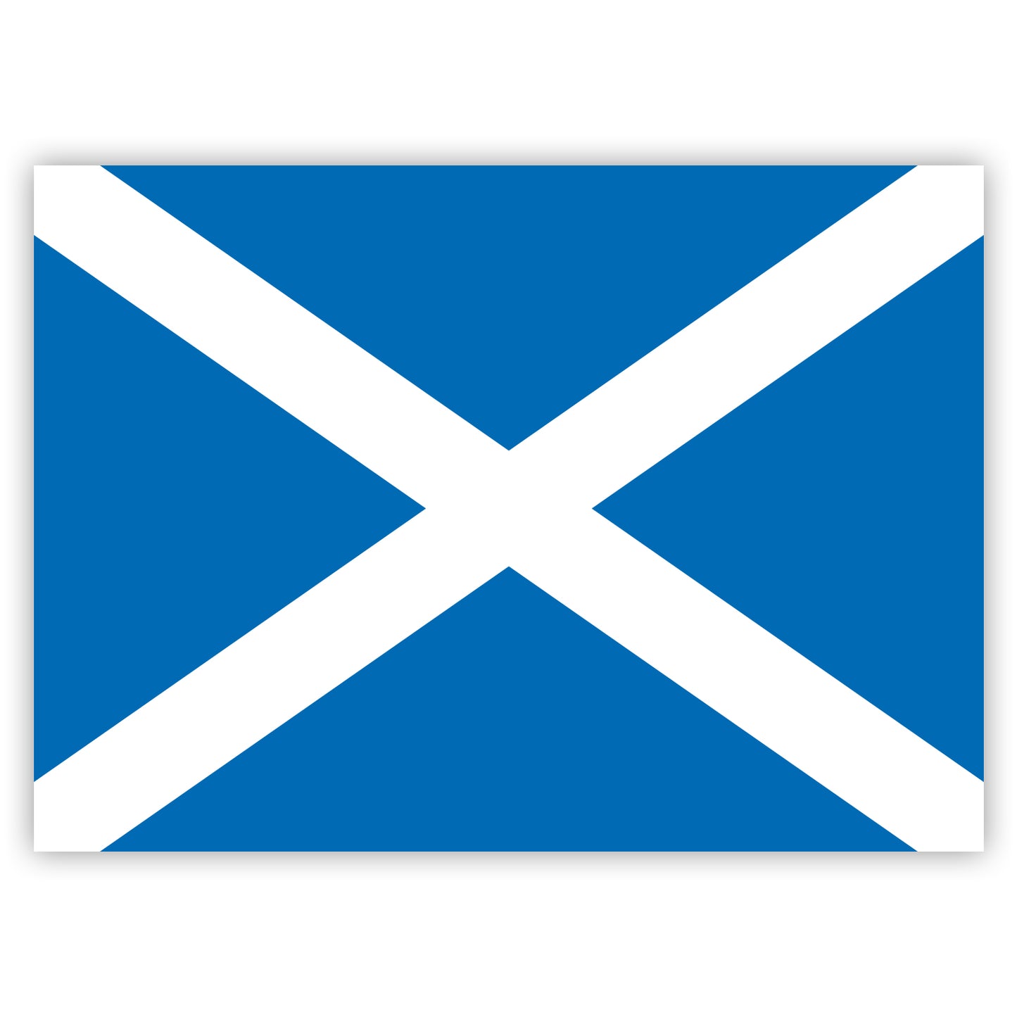 Aufkleber Schottland-Fahne