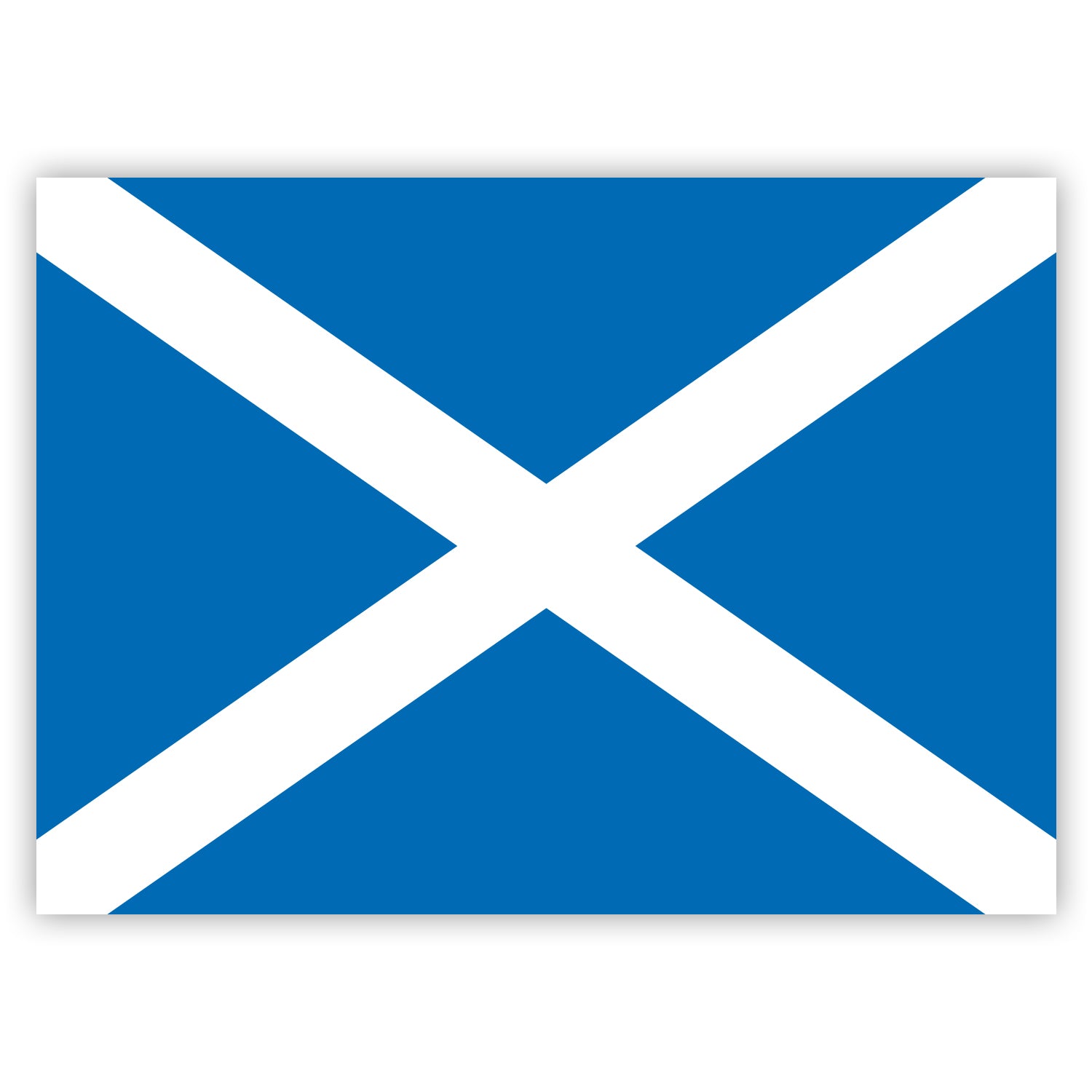 Aufkleber Schottland-Fahne