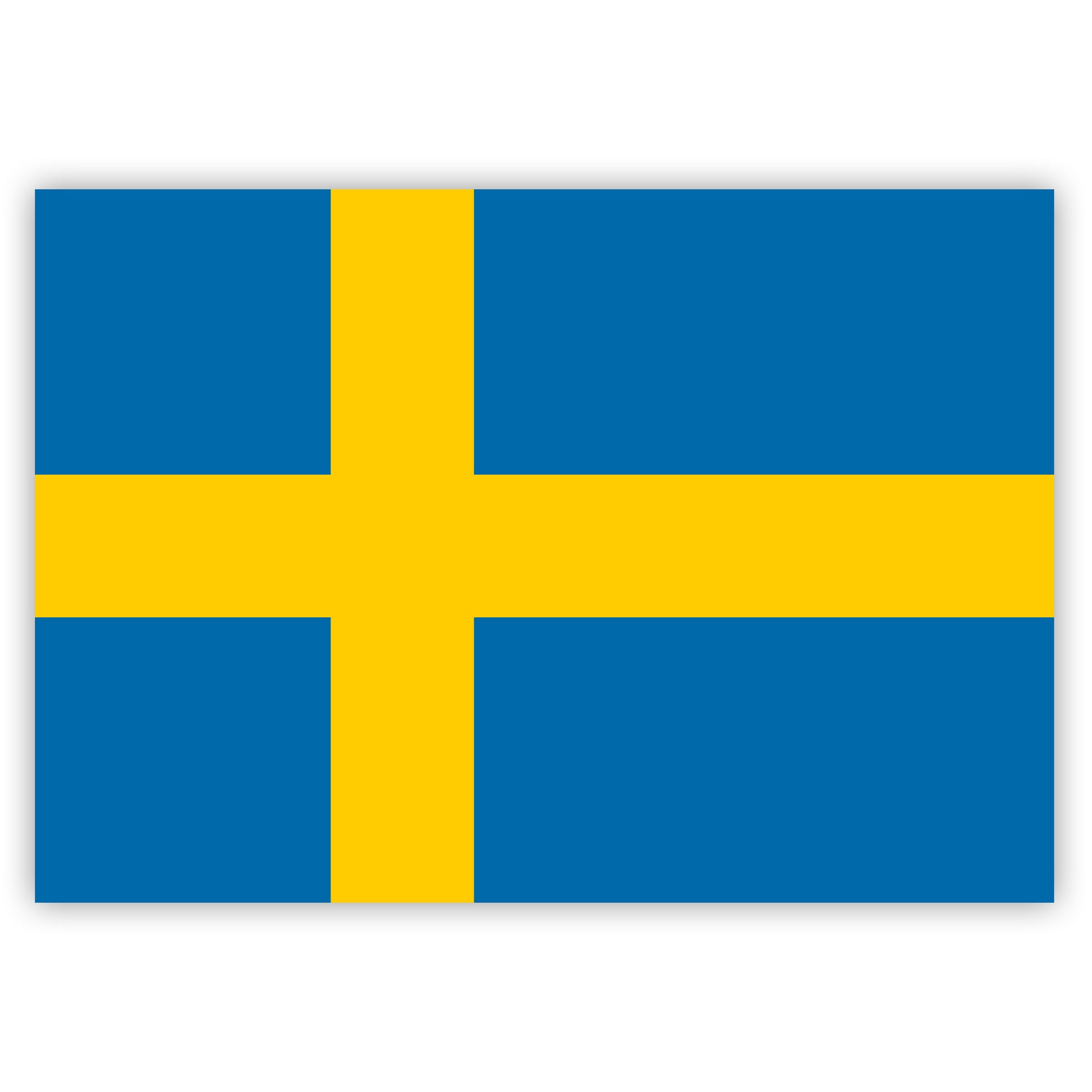 Aufkleber Schweden-Fahne