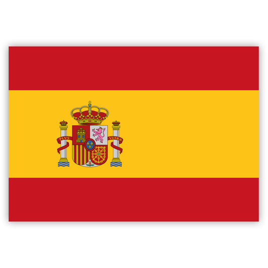 Aufkleber Spanien-Flagge