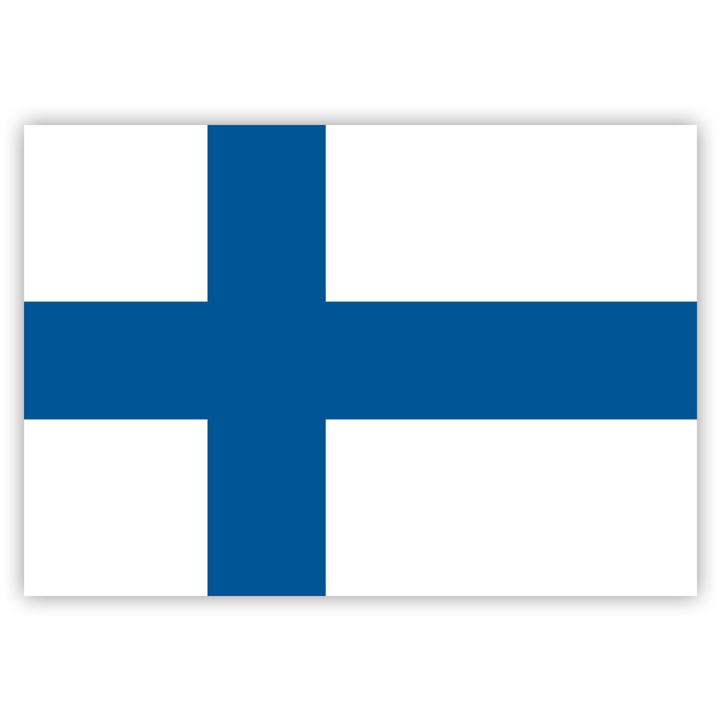 Aufkleber Finnland-Fahne