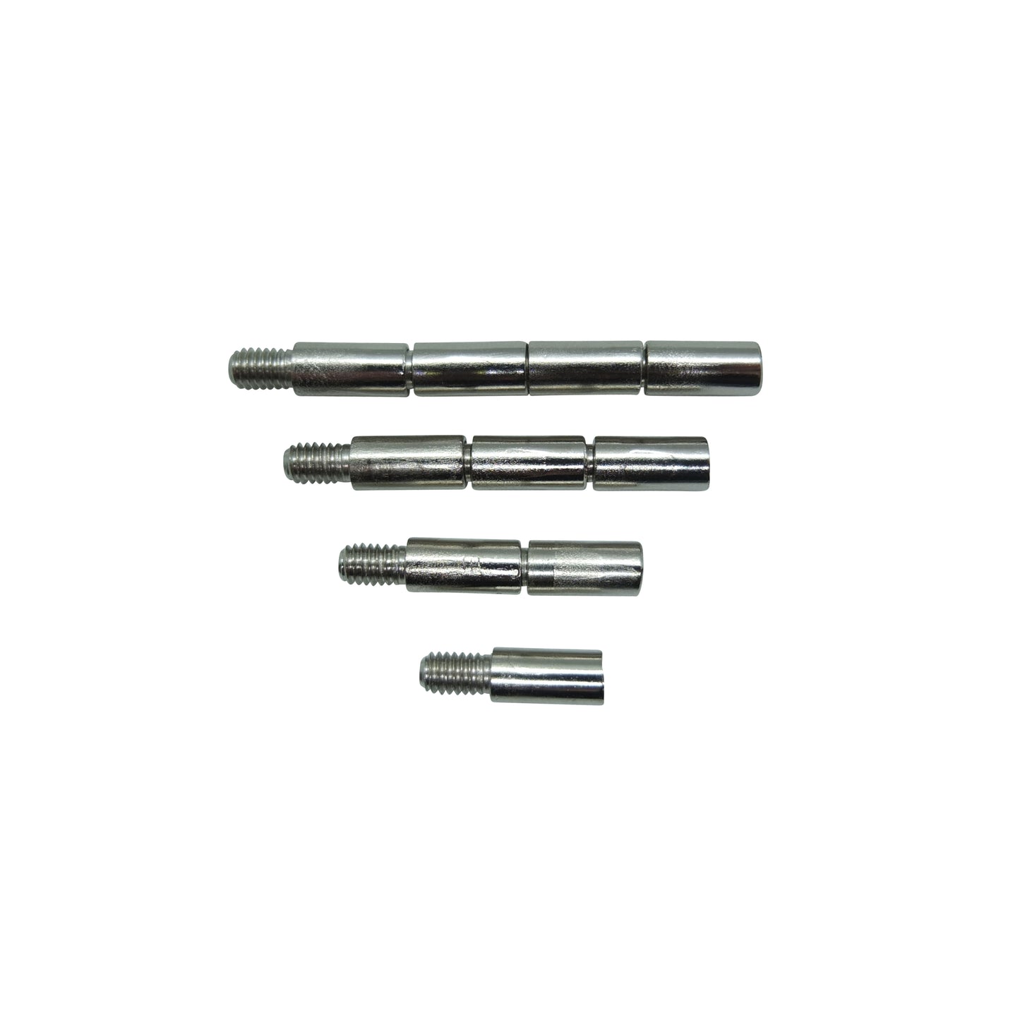 Verlängerungen für Buchschrauben - silber / vernickelt - Höhe: 10mm