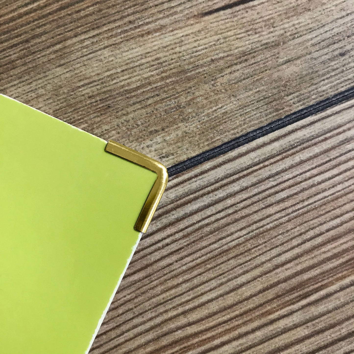 Softcover Buchecken Messing / gold-farben - 15 x 15 x 2mm als Kantenschutz