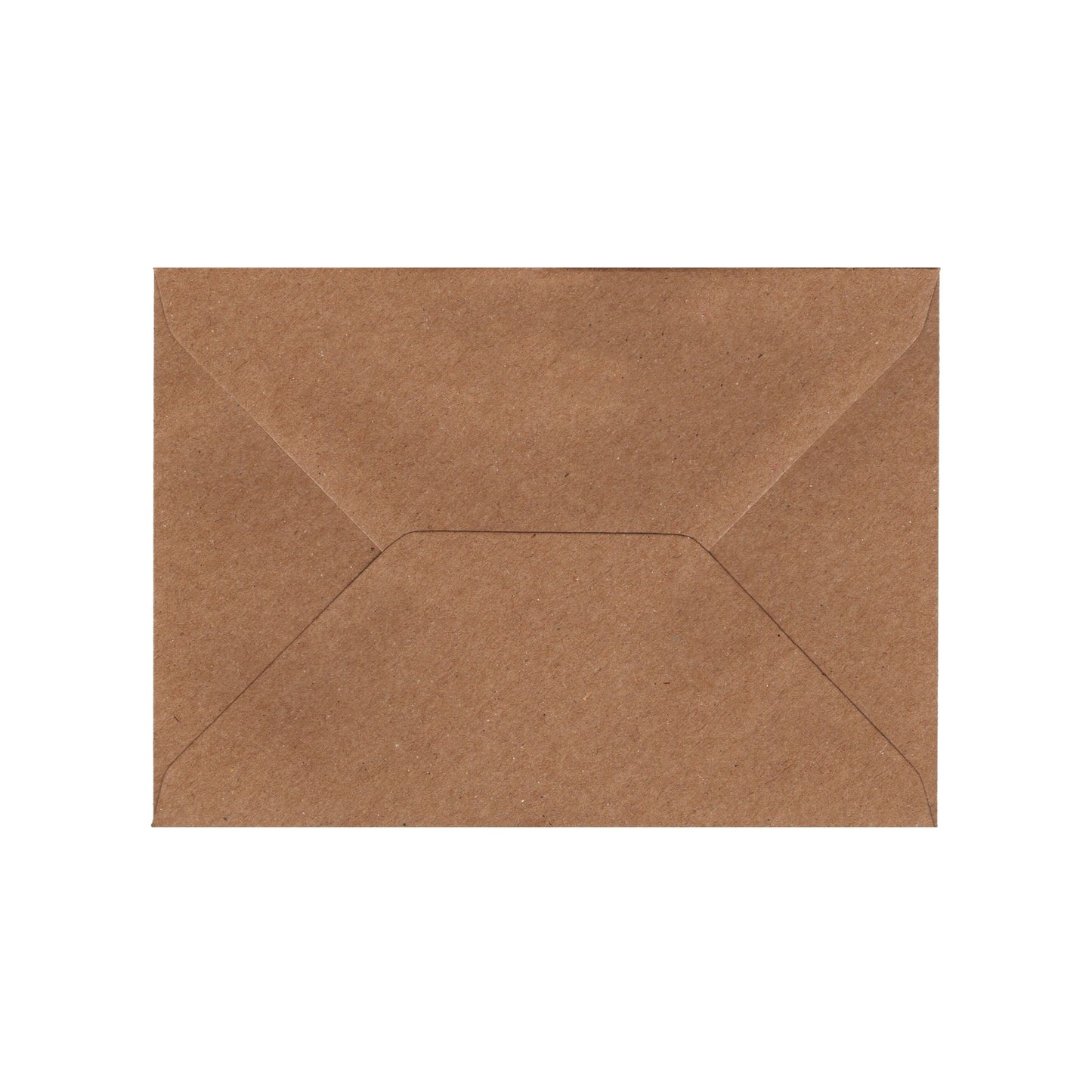 100 Stück - Kraftpapier-Umschläge - braun / gefleckt - DIN C6