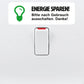 Energie / Strom sparen - Aufkleber - 6,6 x 2,2 cm