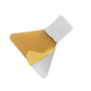 Stiftschlaufe / Pen Loop - gelb - selbstklebend