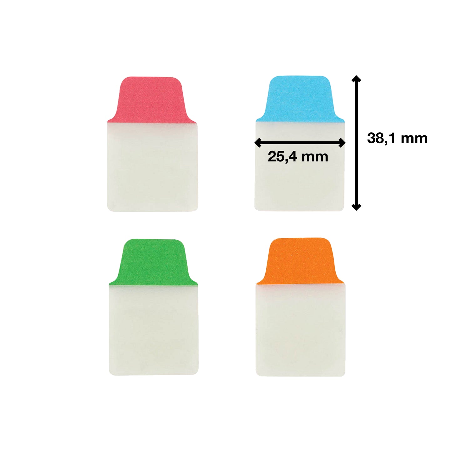 UltraTabs Mini Haftmarker - Sticky Tabs - z.B. für Notizbücher