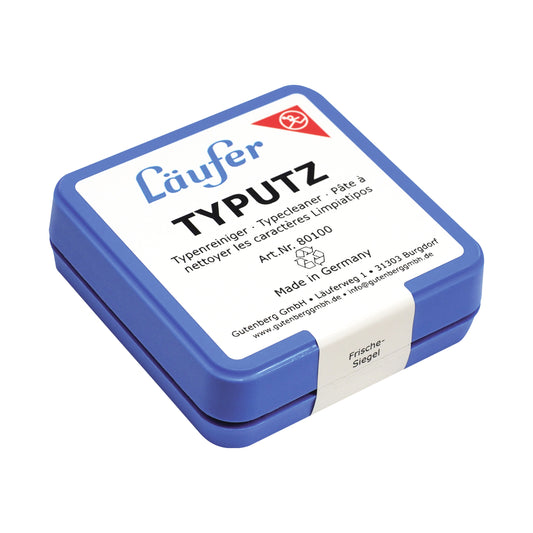 Typutz - Typen- und Stempelreiniger - Reinigungsknete