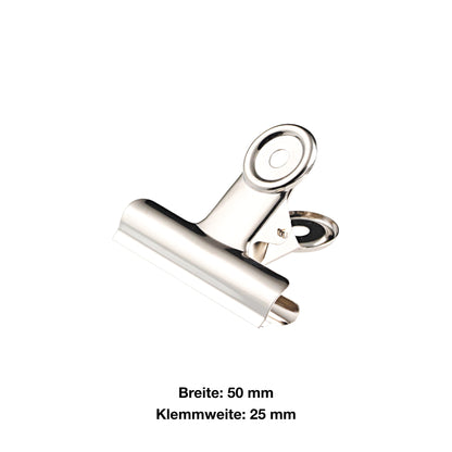 Briefklemmer - Vielzweckklammern - Bulldog Clips - 20 bis 70 mm