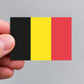 Belgien - Flagge / Fahne - Aufkleber - 7,4 x 5,2 cm