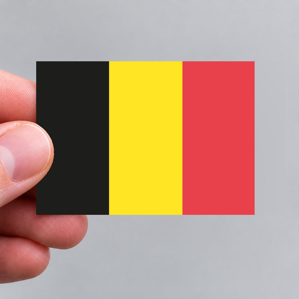 Belgien - Flagge / Fahne - Aufkleber - 7,4 x 5,2 cm