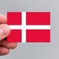 Dänemark - Flagge / Fahne - Aufkleber - 7,4 x 5,2 cm