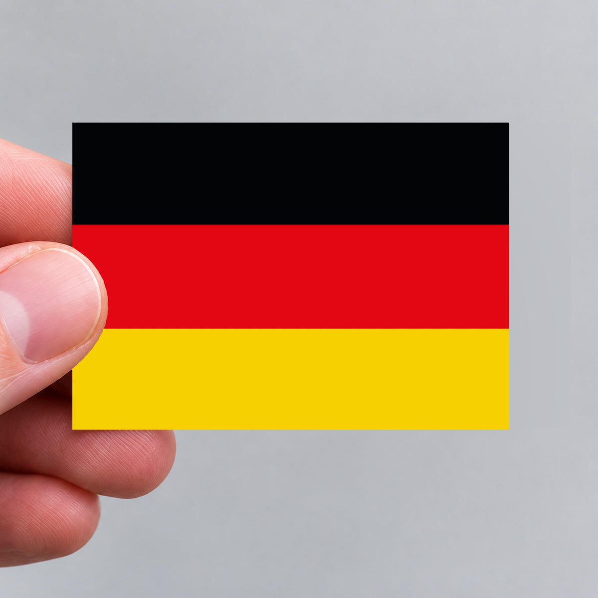 Deutschland - Flagge / Fahne - Aufkleber - 7,4 x 5,2 cm