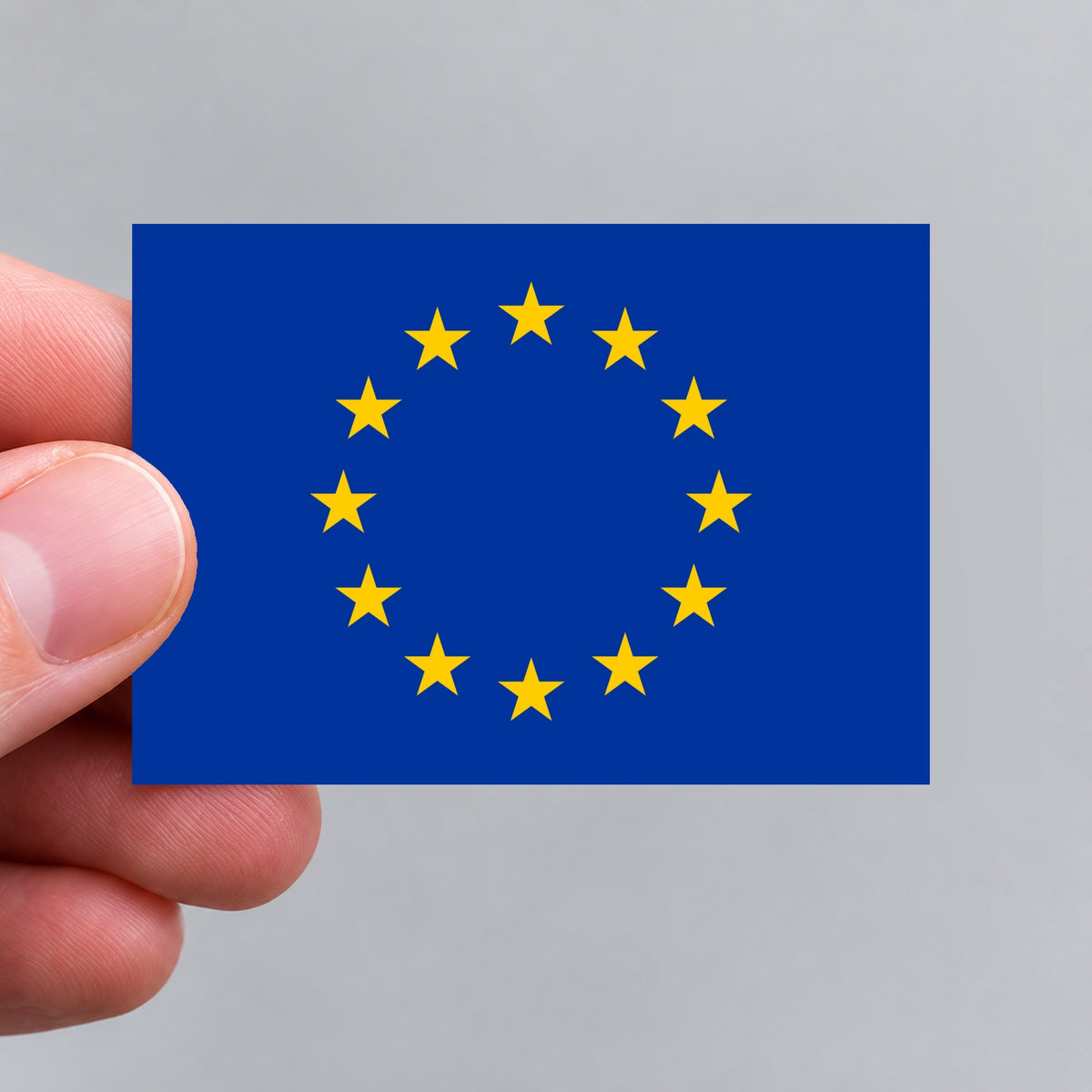 Europa - Flagge / Fahne - Aufkleber - 7,4 x 5,2 cm