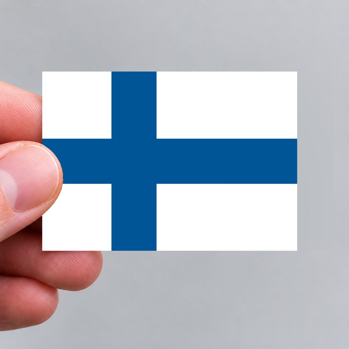 Finnland-Flagge - Flagge / Fahne - Aufkleber - 7,4 x 5,2 cm