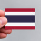 Thailand - Flagge - thailändische Fahne - Aufkleber - 7,4 x 5,2 cm