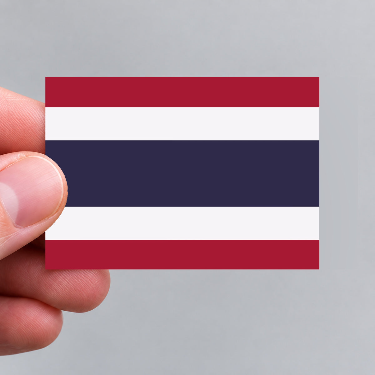 Thailand - Flagge - thailändische Fahne - Aufkleber - 7,4 x 5,2 cm