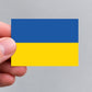 Ukraine - Flagge - ukrainische Fahne - Aufkleber - 7,4 x 5,2 cm