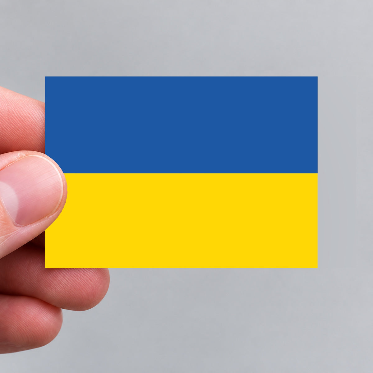 Ukraine - Flagge - ukrainische Fahne - Aufkleber - 7,4 x 5,2 cm