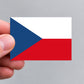 Tschechien - Flagge / Fahne - Aufkleber - 7,4 x 5,2 cm