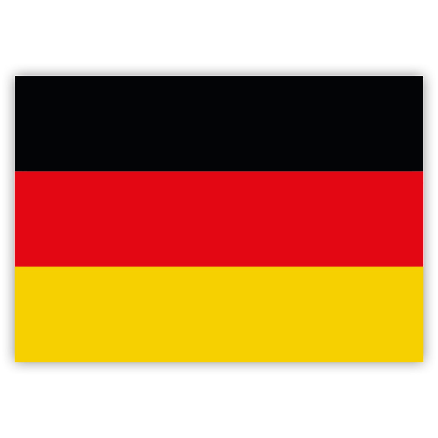 Aufkleber Deutschland Flagge 2 Stück