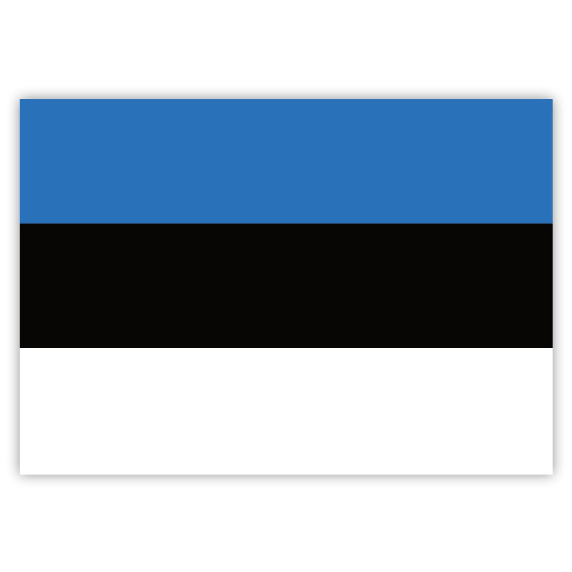 Estland Fahne Aufkleber
