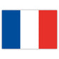 Aufkleber Frankreich-Fahne