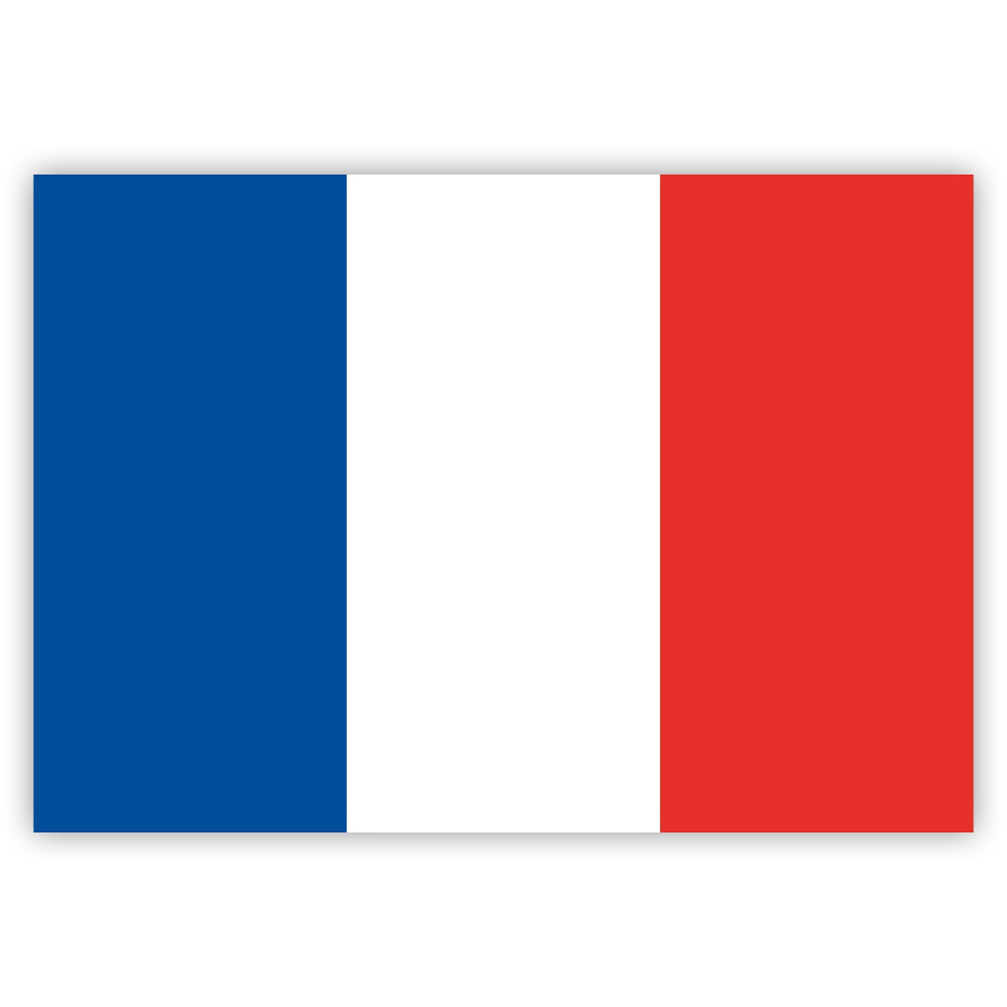 Aufkleber Frankreich-Fahne