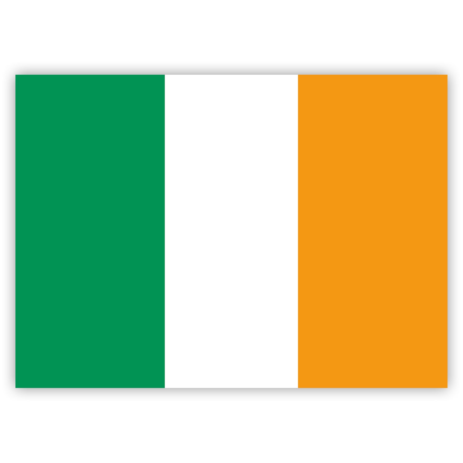 Aufkleber Irland-Fahne