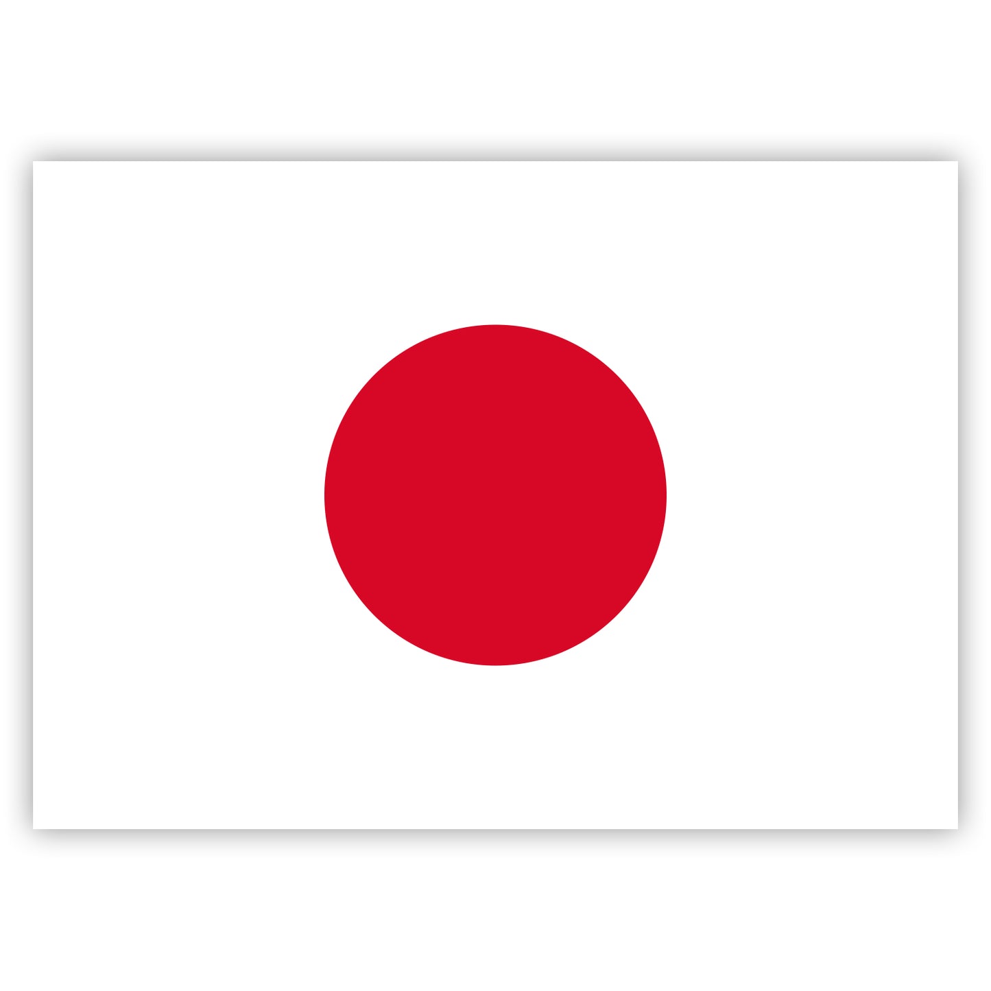 Aufkleber Japan-Flagge