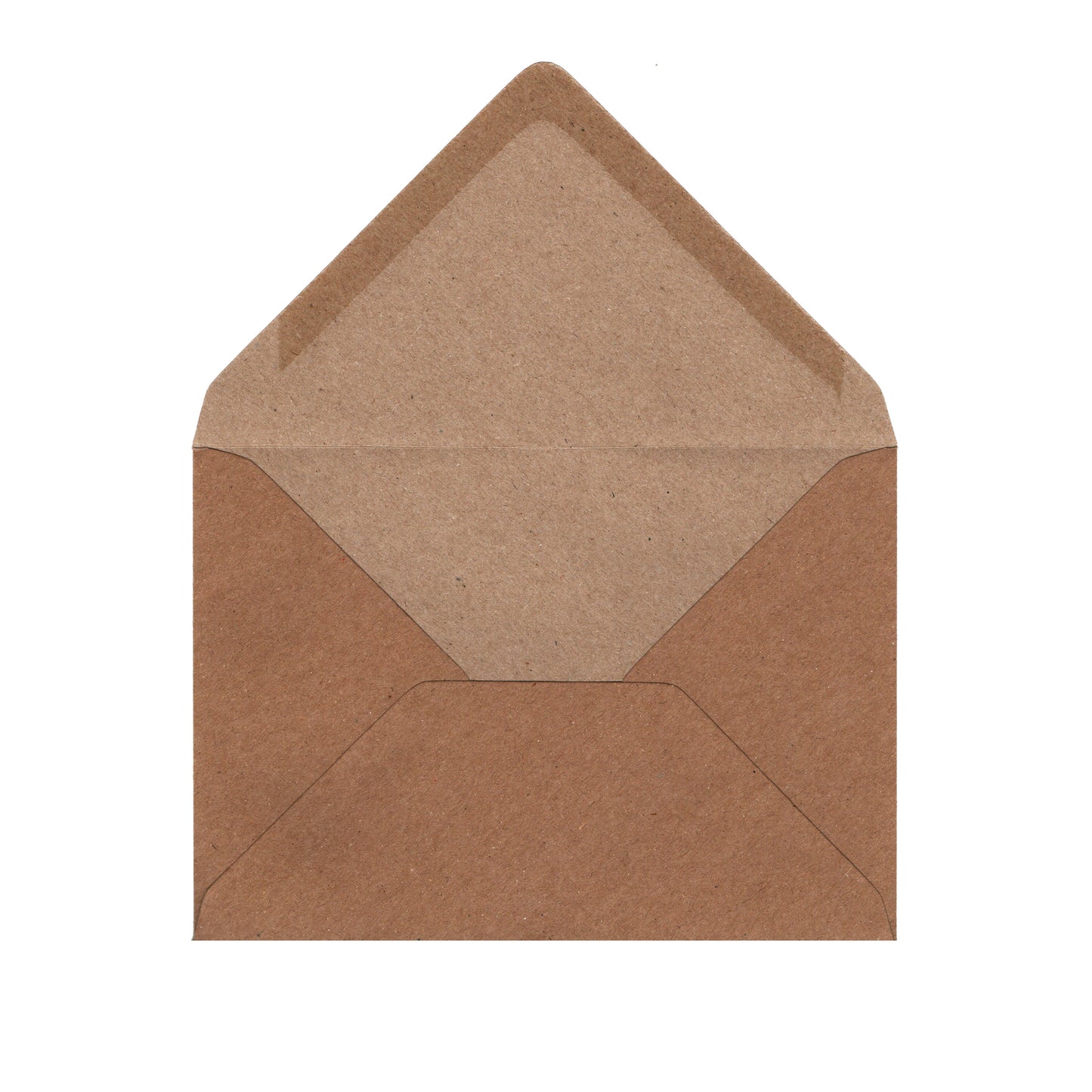100 Stück - Kraftpapier-Umschläge - braun / gefleckt - DIN C6