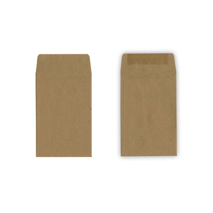 1000 Stück - Kleine Papiertüten aus Kraftpapier - braun - ca. 10 x 6,2 cm
