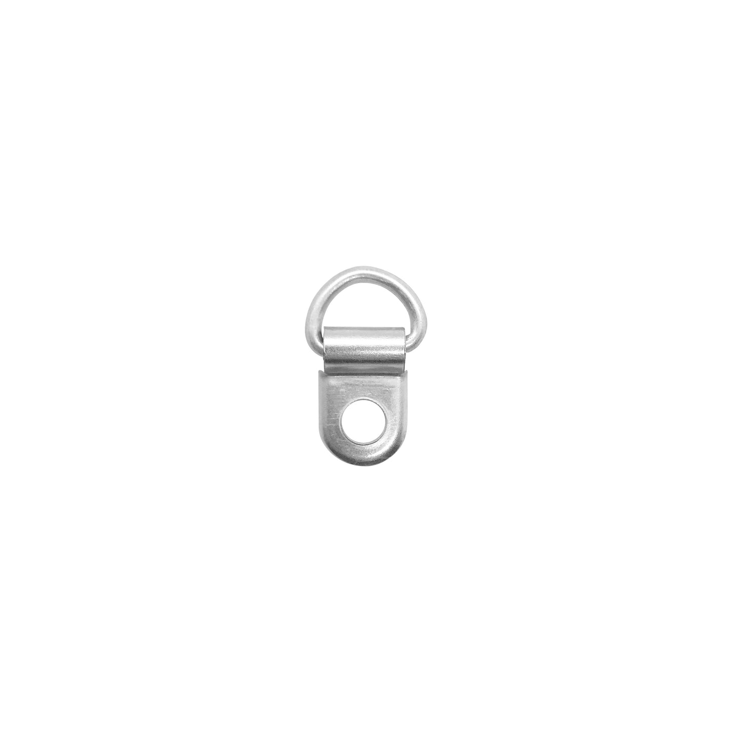 Hängeösen / Aufhängeösen - D-Ring - vernickelt / silber