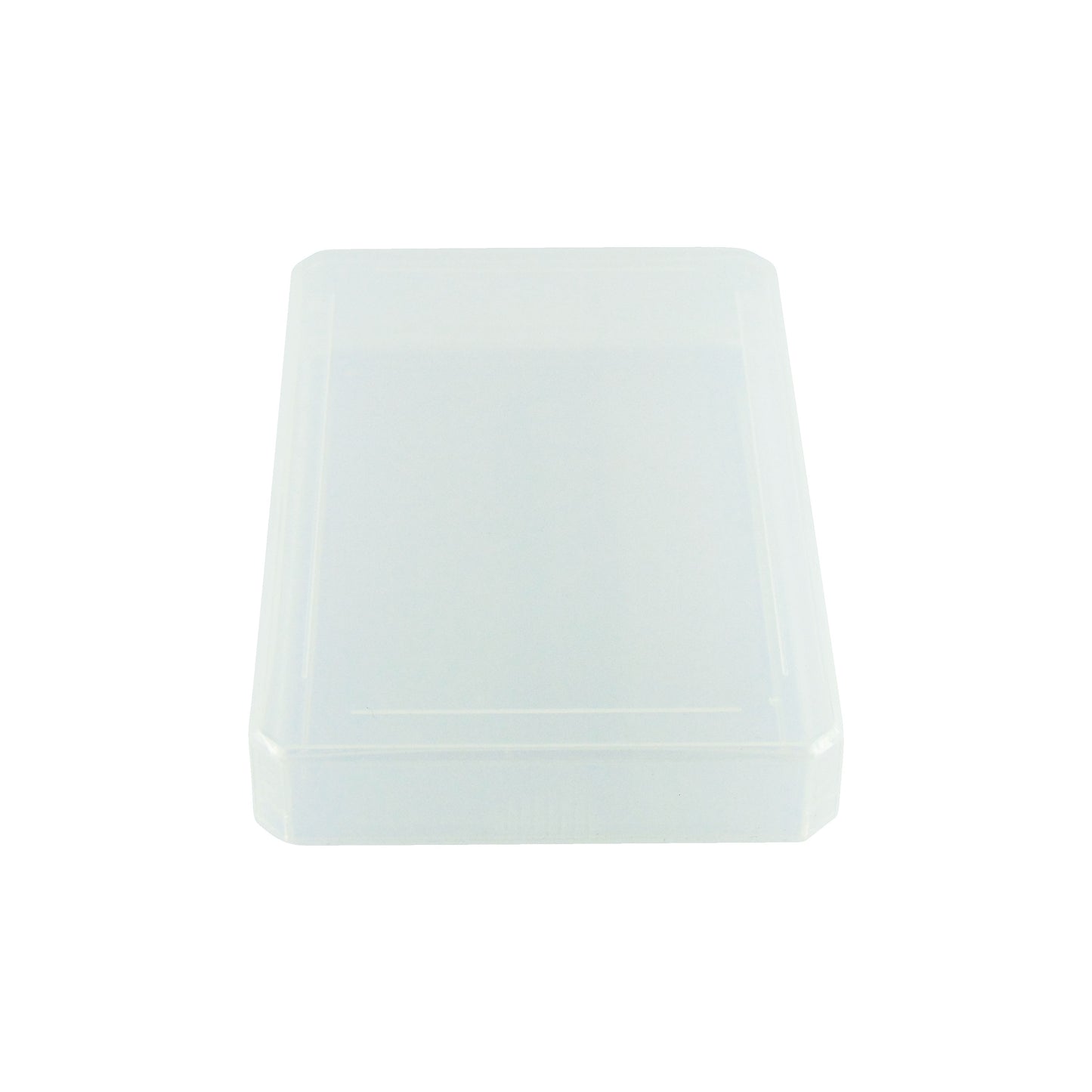 10 Stück - Kunststoffbox / Spielkartenbox (transparent, 9,7 x 6,5 x 1,5 cm)