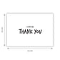 10 Stück - Moderne Dankeskarte "A very big thank you" (Postkarte, DIN A6)