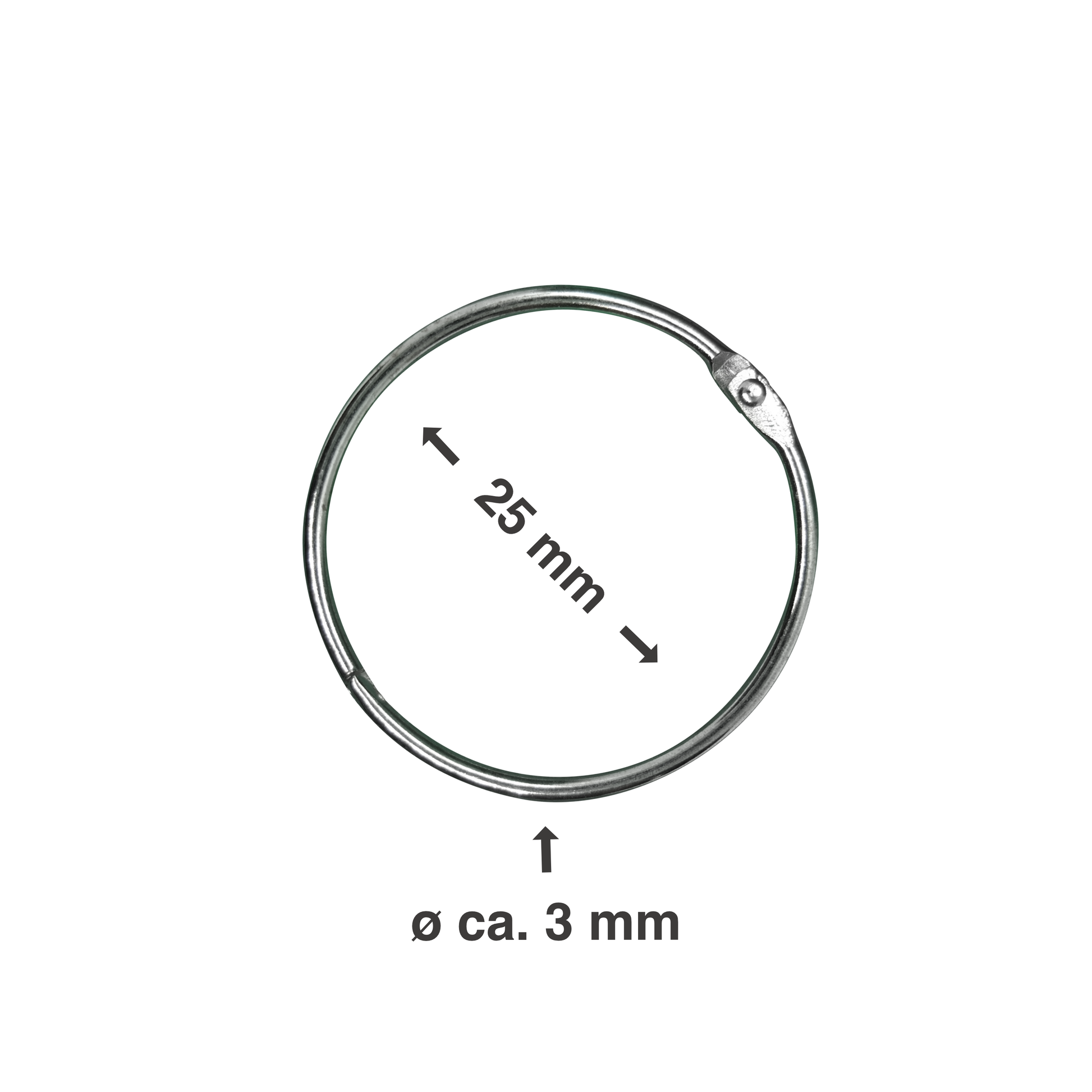 Binderinge Durchmesser 25 mm