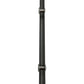 5 Stück - Bindeschienen / Buchschraubenschienen / Speisekartenschienen (silber / vernickelt, Länge: 235 mm, Füllhöhe: 5 - 6 mm)