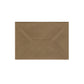 100 Stück - Kraftpapier-Umschläge - braun / gerippt - DIN C6