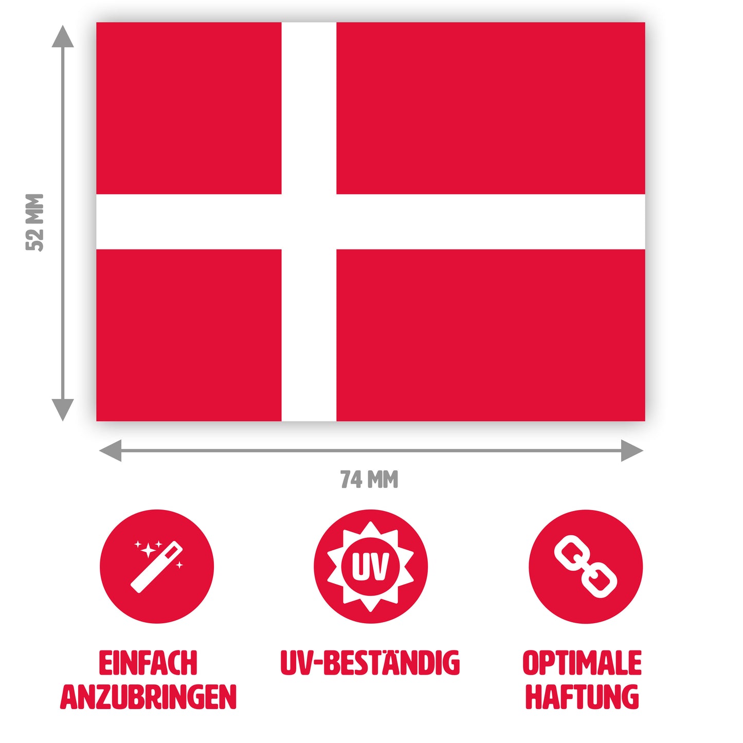 Dänemark-Sticker