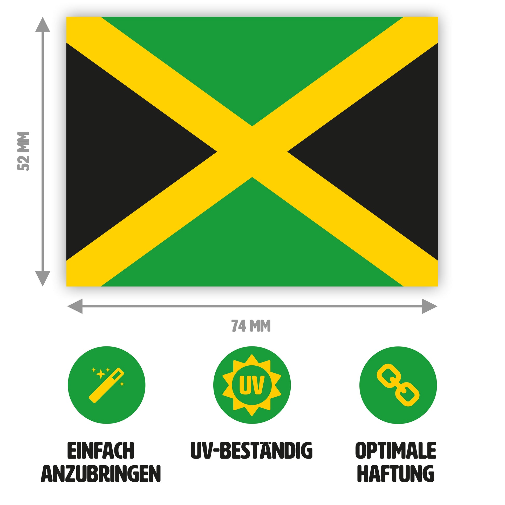 Jamaika-Sticker