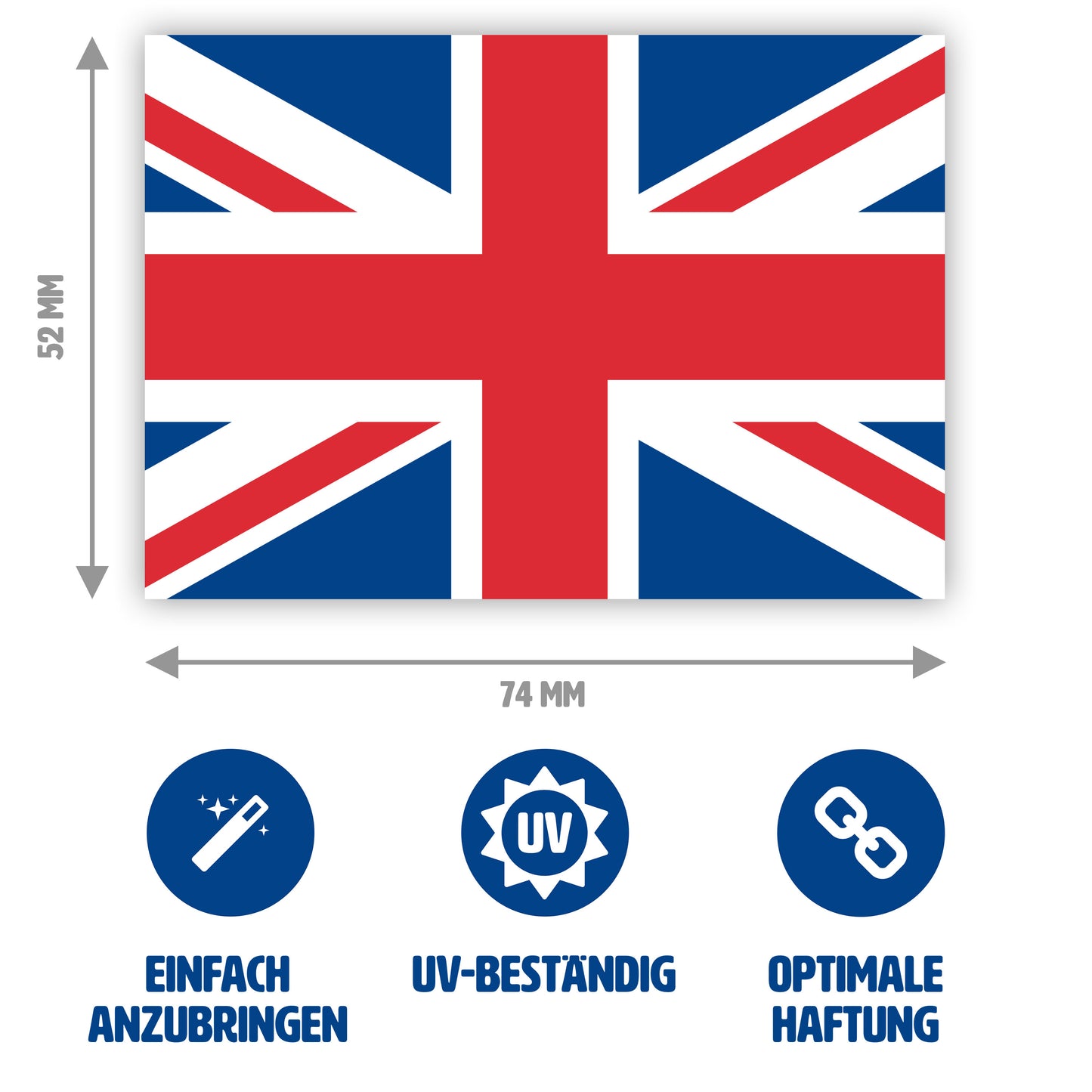 Sticker Union Jack / Großbritannien-Flagge